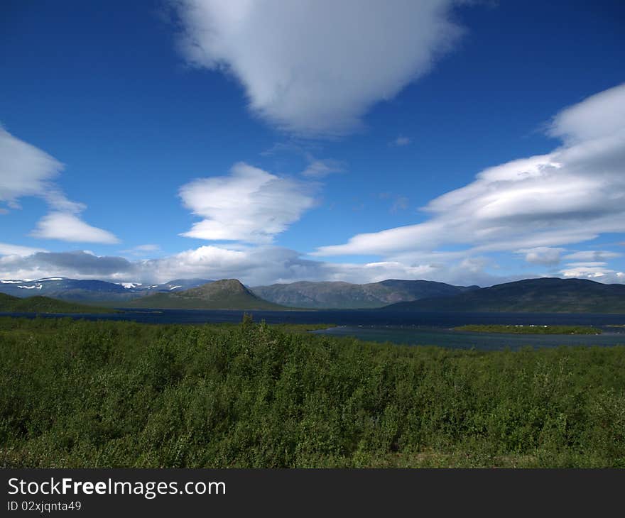 Somewhere between Kiruna and Abisko. Somewhere between Kiruna and Abisko