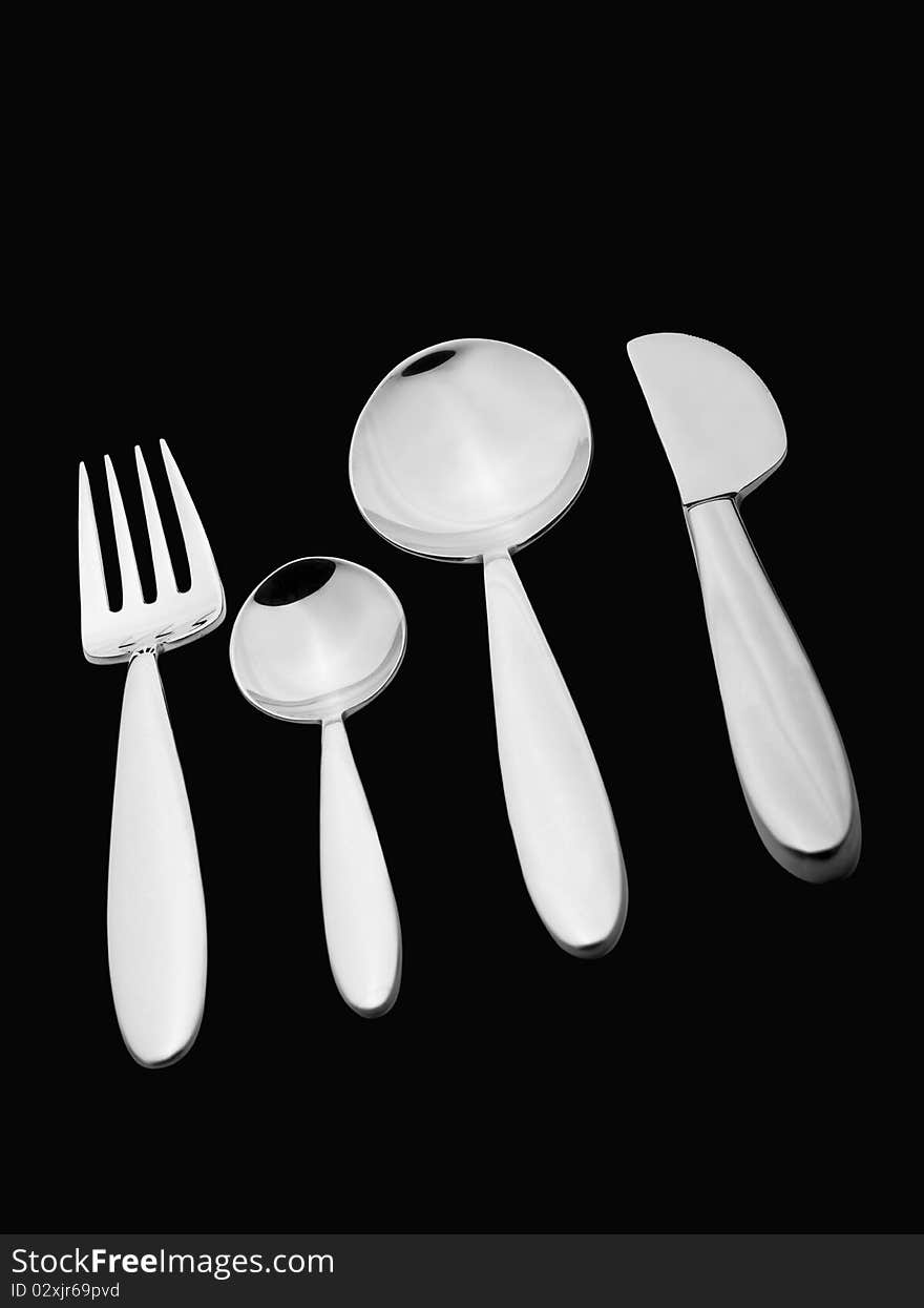 Fork, Knife,Spoons (Clipping Path)