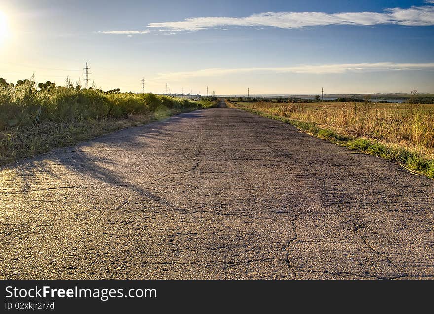 Evening road