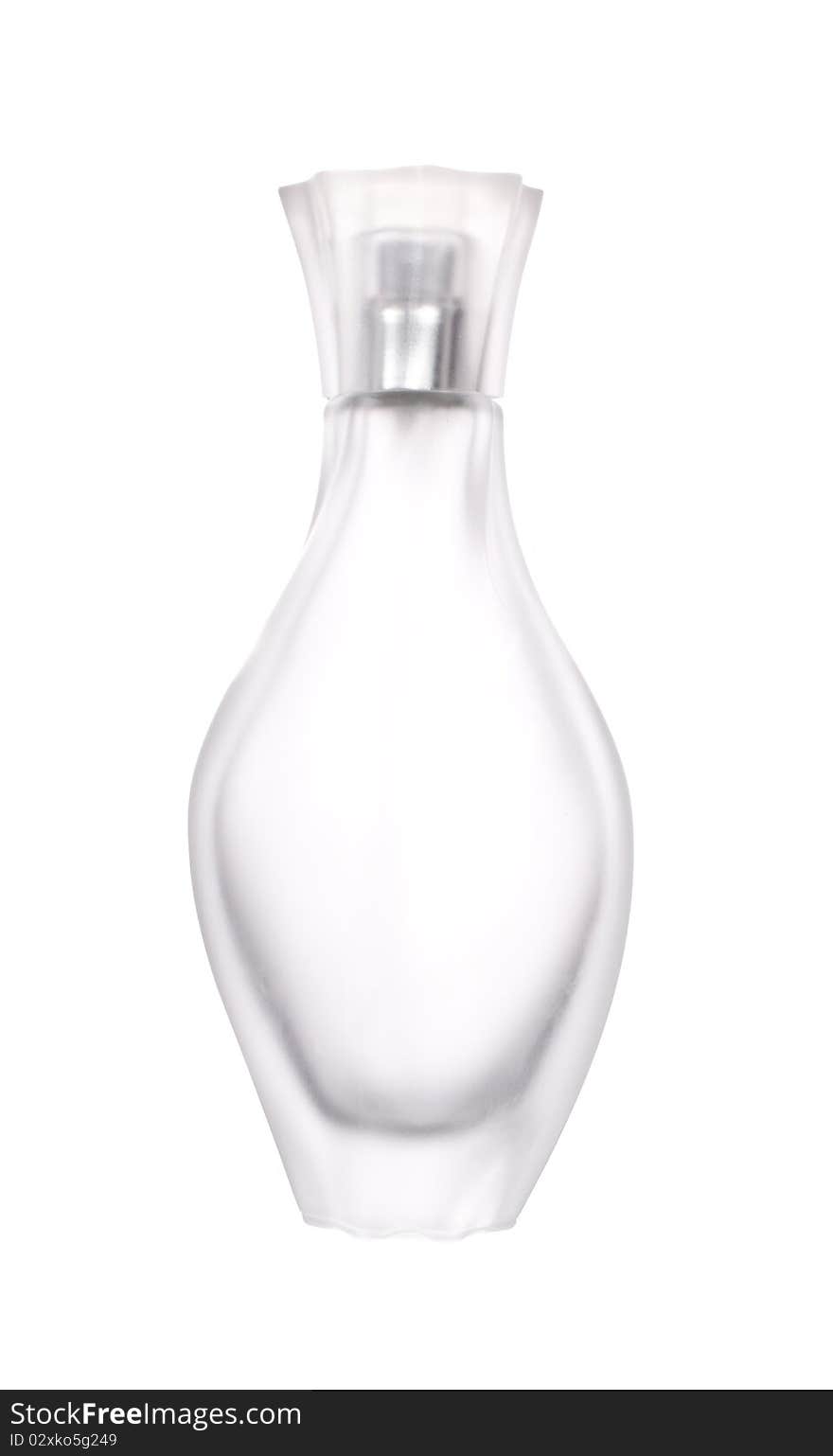 Perfume bottle isolated on white