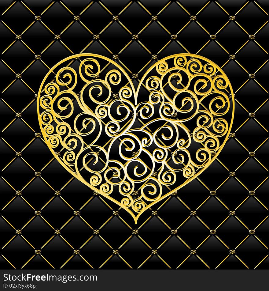 Gold Floral Ornament - vector elements