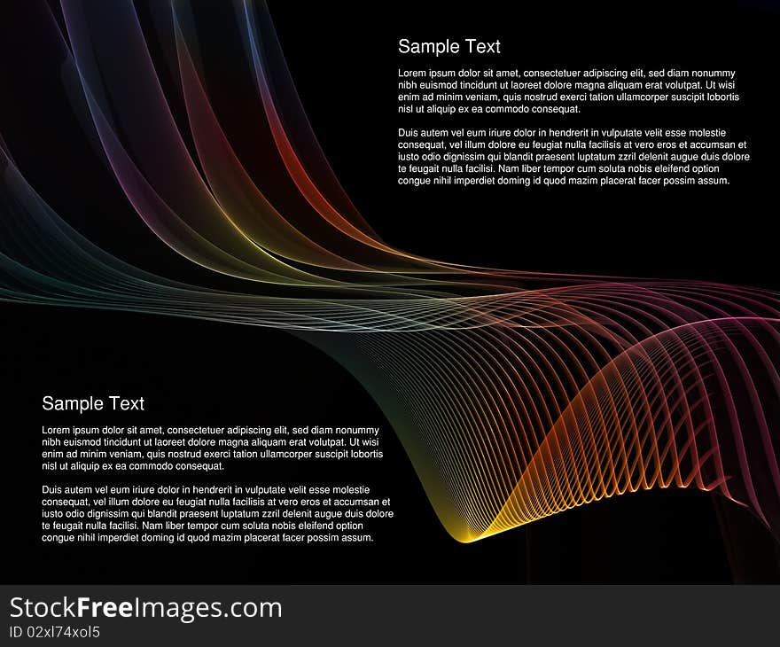 Conceptual interplay of hi-res shapes on the subject of light, space, technology, energy and movement. Conceptual interplay of hi-res shapes on the subject of light, space, technology, energy and movement.