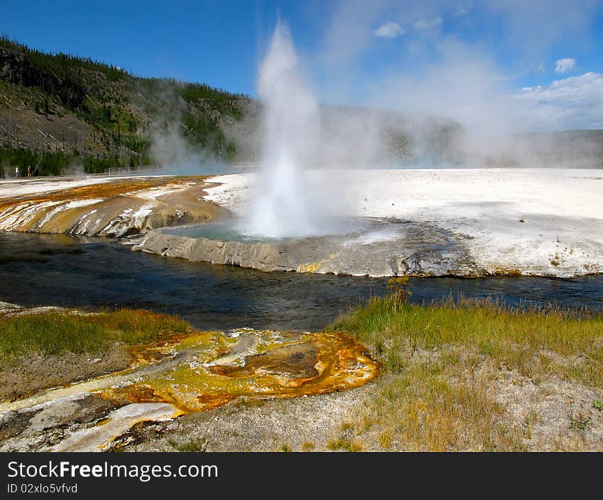 Landscapes Of Yellow Stone National Park