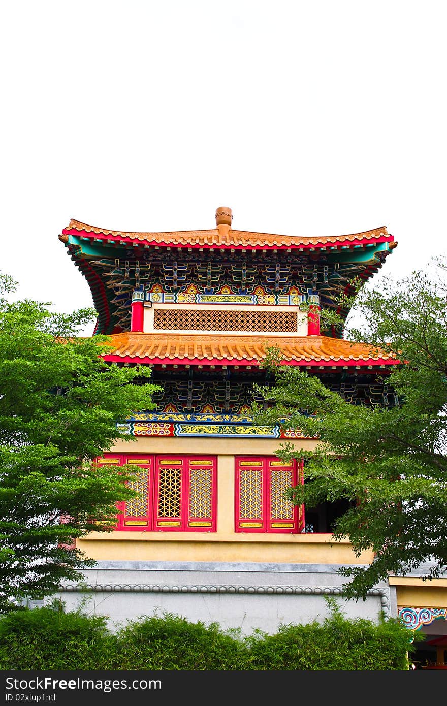 Beautiful chinese style in temple, thailand