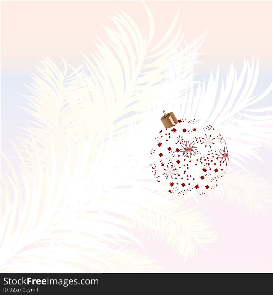 Christmas background. Universal template for greeting card, web page, background