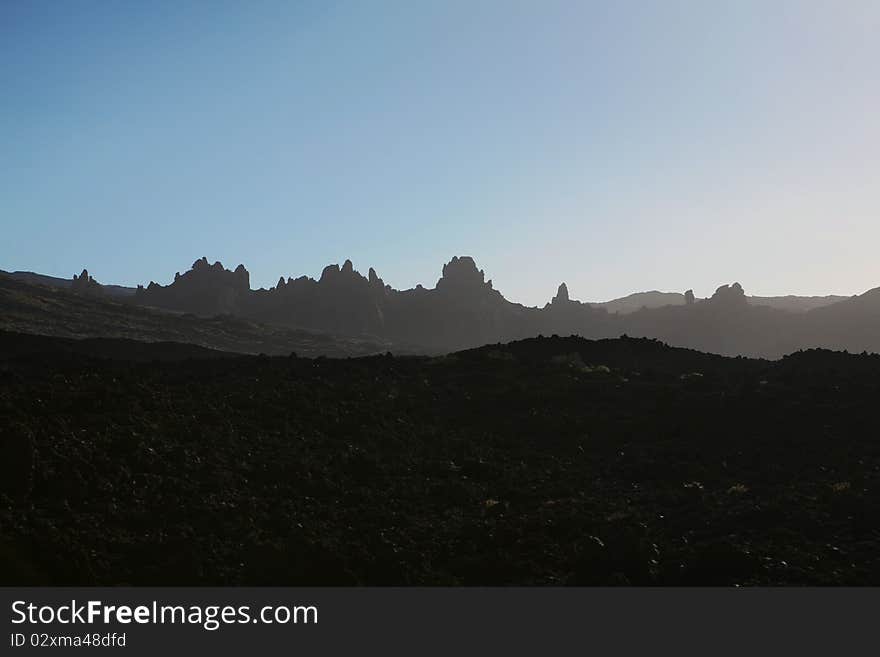 Mountain on Canary Islands