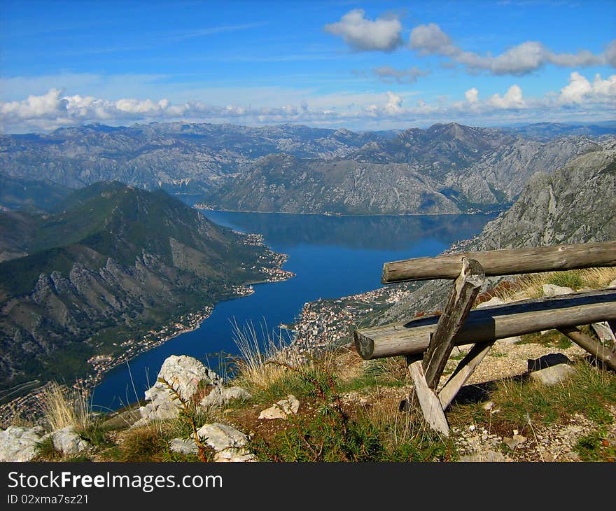 View of the Bay of Kotor