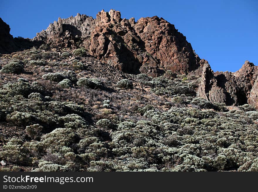 Mountain on Canary Islands