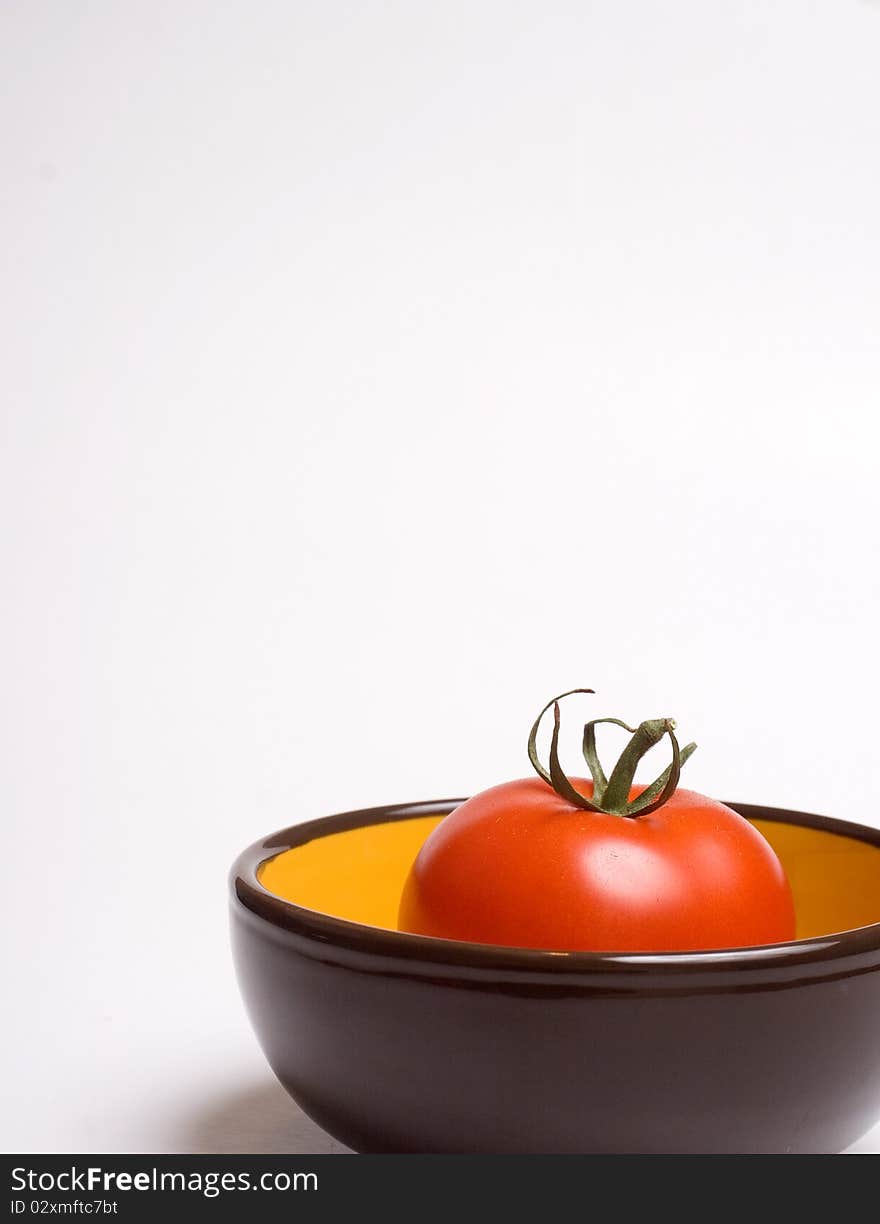 Tomato in a bowl