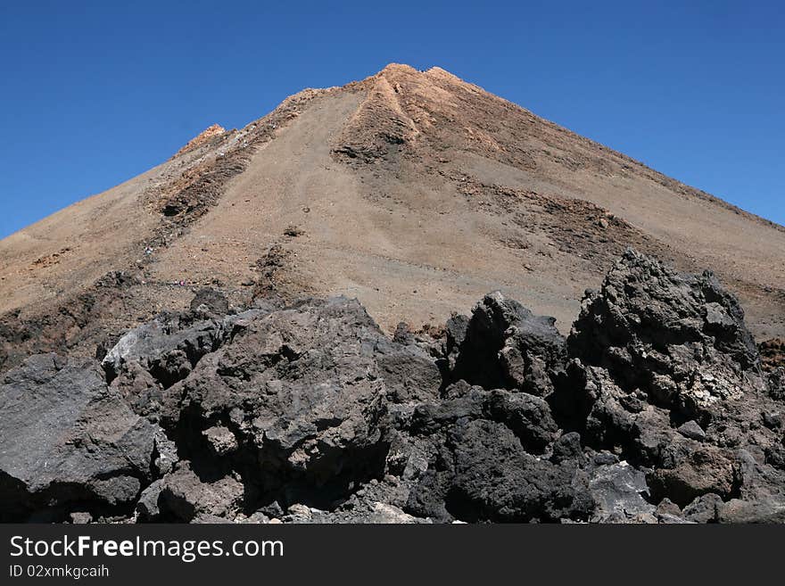 Volcano Mountain In Spain