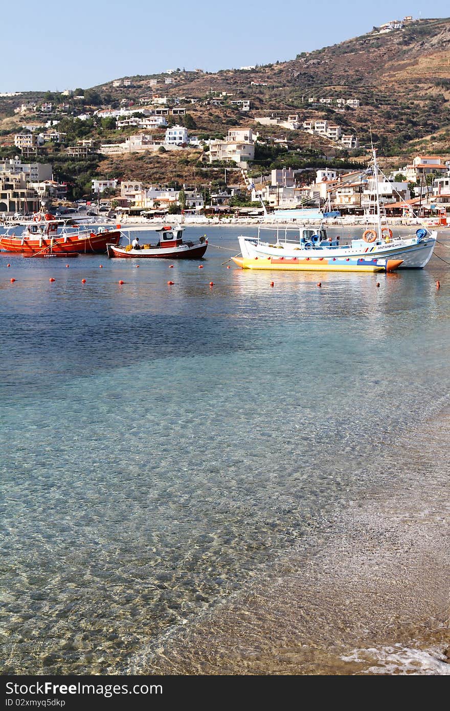 Fishing Boats on the island of Crete