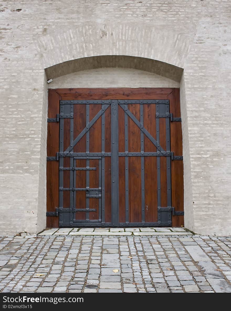 To Castle in Brno, Wooden Structure. To Castle in Brno, Wooden Structure