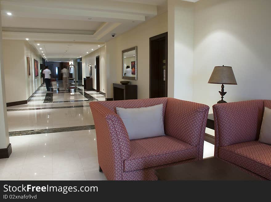 Stylish furniture in the luxury arabic hotel. Stylish furniture in the luxury arabic hotel