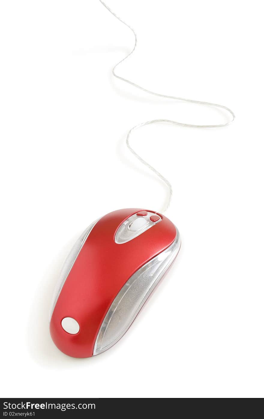 Computer mouse isolated on white