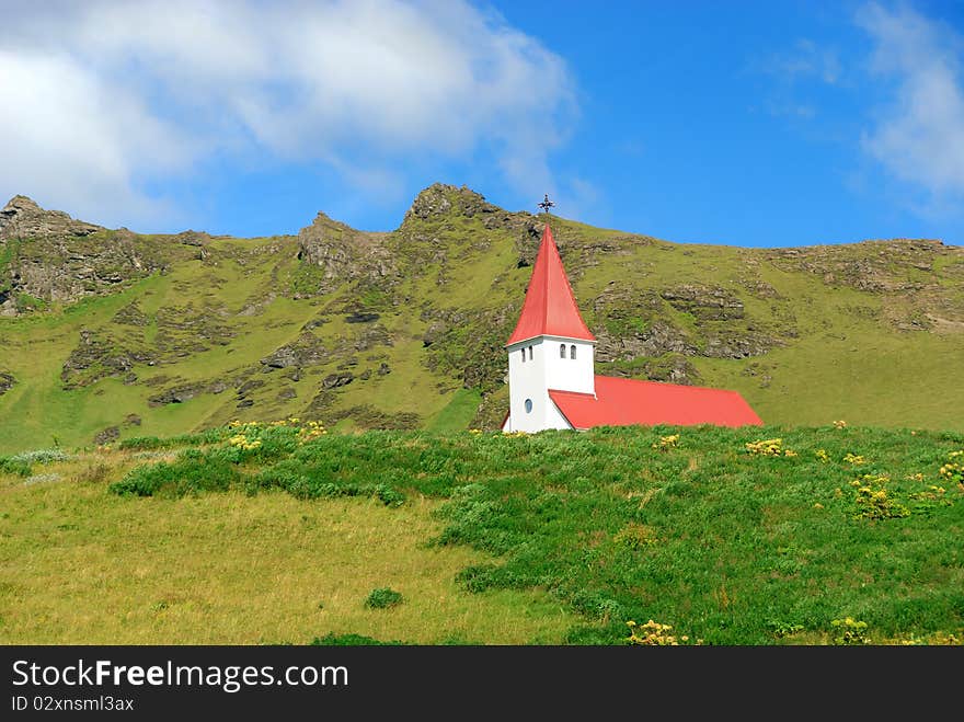 Church at Vik in Iceland