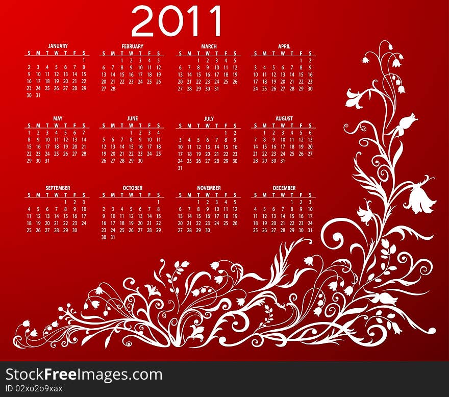 Calendar for 2011