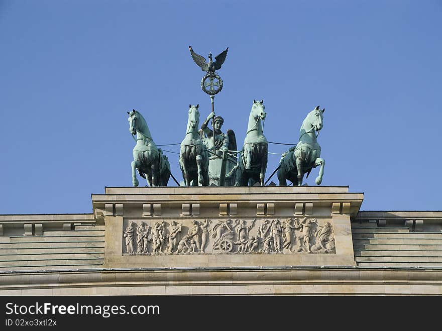 The brandenburg gate in berlin