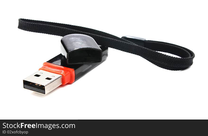 Usb flash drive isolated on white background