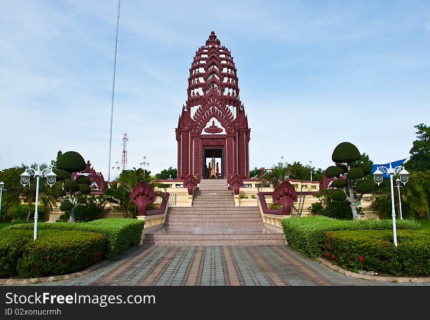 Prachuap Khiri Khan Province Thailand. Has many important respects the City Pillar is at the center of a province for over 100 years.Khmer Arts Building. Prachuap Khiri Khan Province Thailand. Has many important respects the City Pillar is at the center of a province for over 100 years.Khmer Arts Building.