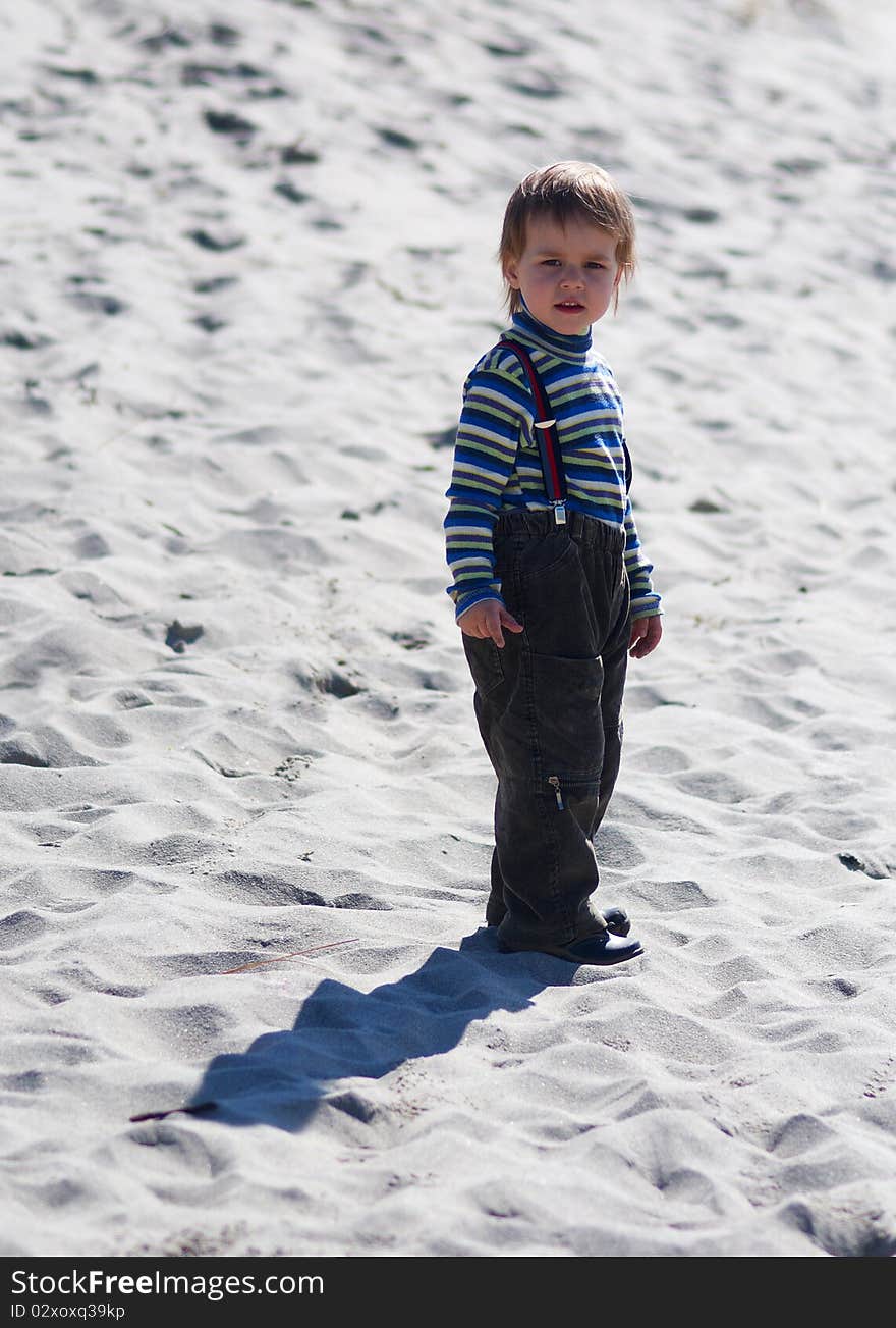 Child and shadow