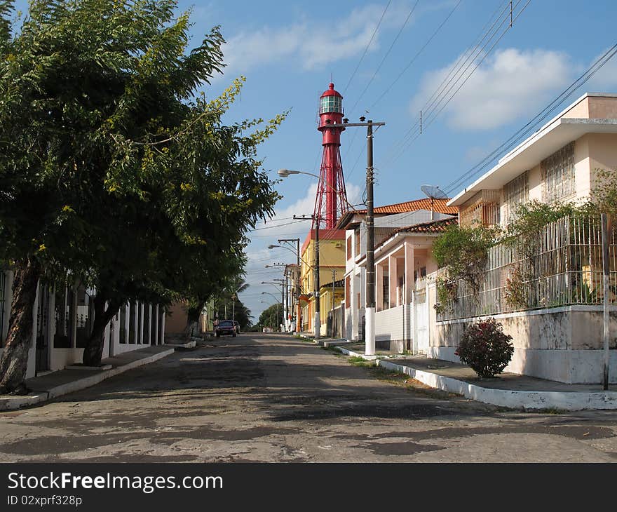 Street Lighthouse - Salinas city - Brazil