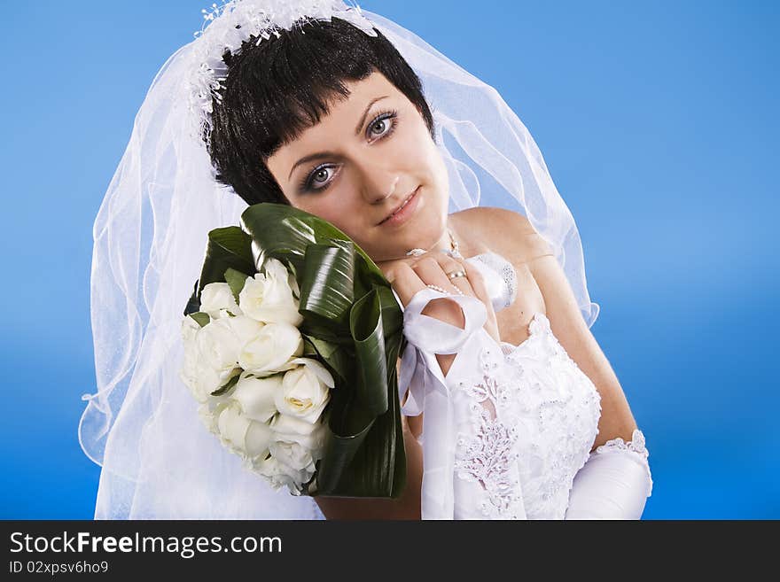 One Happy And Beautiful  Bride