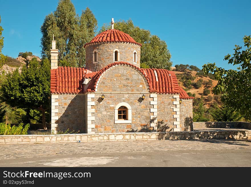 Greece orthodox chapel in Crete. Greece orthodox chapel in Crete.