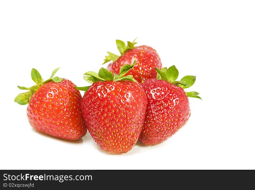 Strawberry isolated on white background