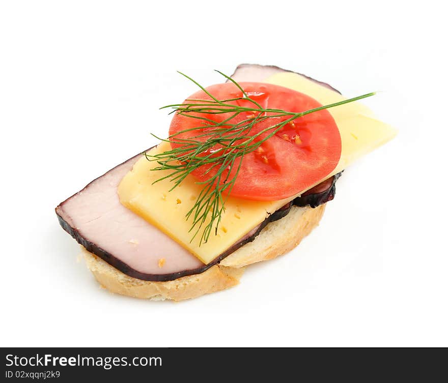 One Sandwich Isolated