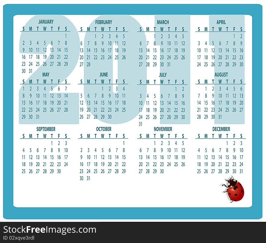 Calendar For 2011