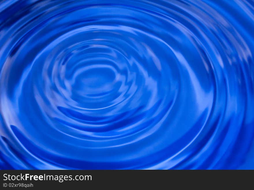 Waves on a surface of blue water. Waves on a surface of blue water.