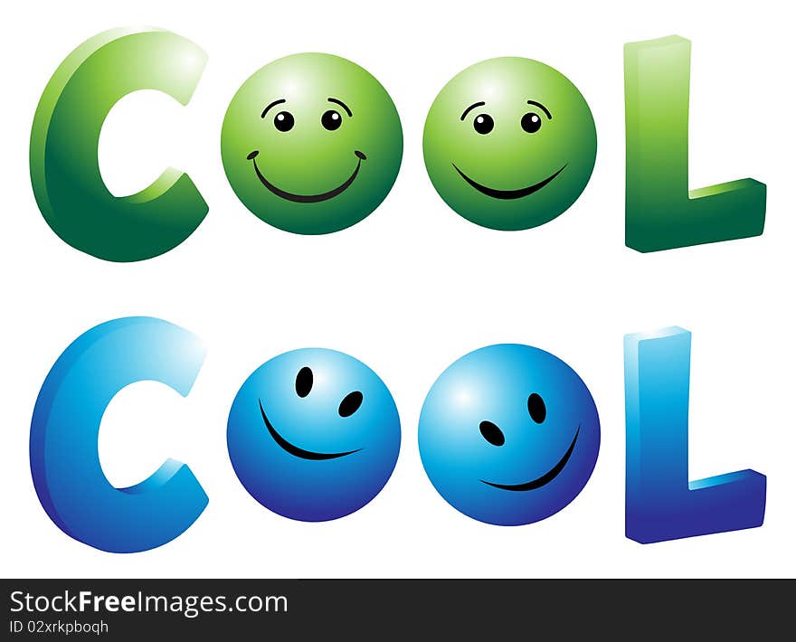 Illustration of smileys symbol on white background. Illustration of smileys symbol on white background