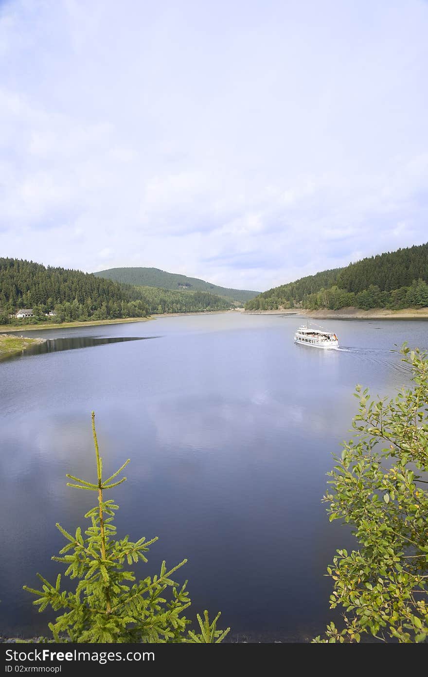 Okertalsperre in the harz mountains. Okertalsperre in the harz mountains