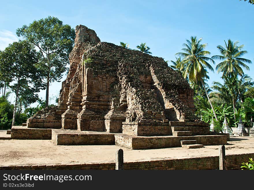 Thai older site in chaiya ,surathanee, thailand