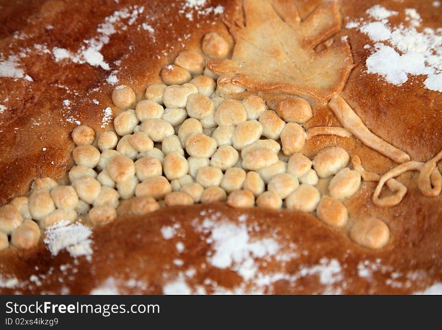 Closeup Of Delicious Homemade Christmas Bread