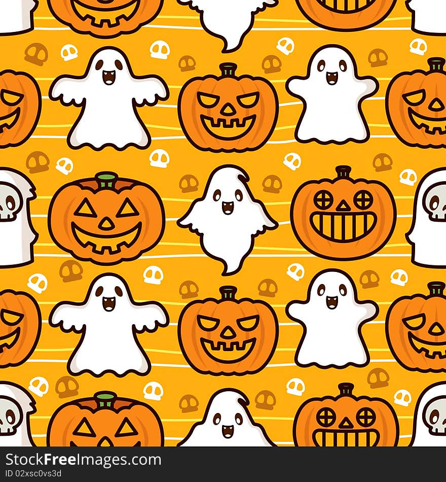 Abstract halloween pattern, made as seamless, easy to repeat as wallpaper or gift wrapping paper. Abstract halloween pattern, made as seamless, easy to repeat as wallpaper or gift wrapping paper.