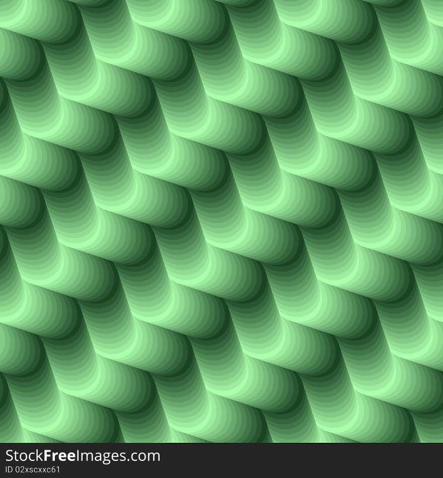 Seamless abstract 3d green texture. Seamless abstract 3d green texture