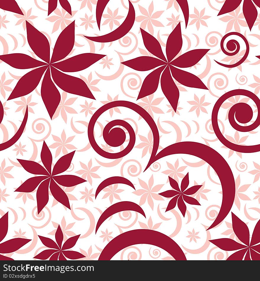 Seamless flower pattern