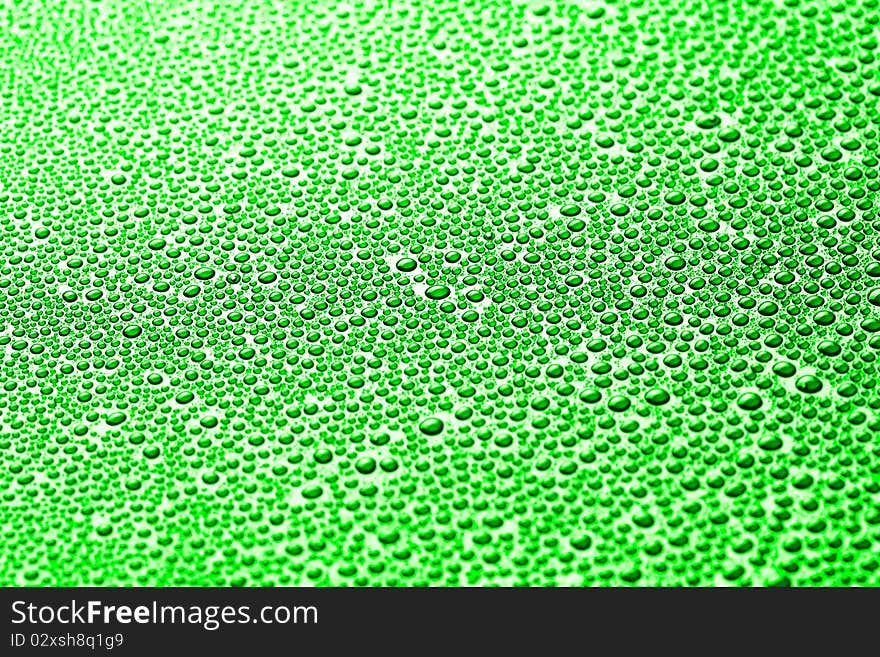 Many water drops for background