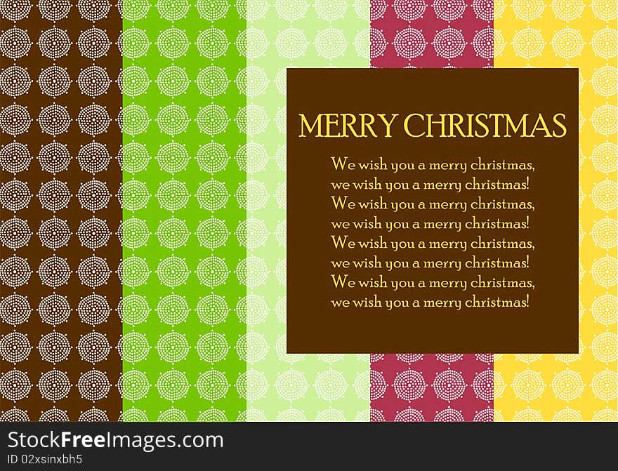 Colored christmas background with little snowflakes. Colored christmas background with little snowflakes