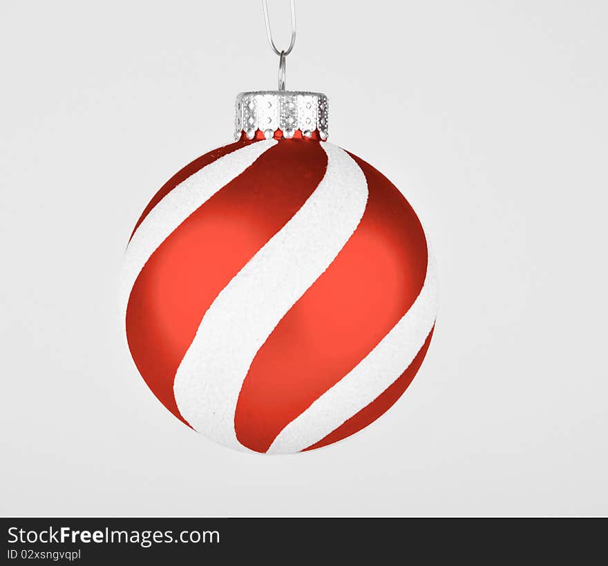 Striped xmas ornament