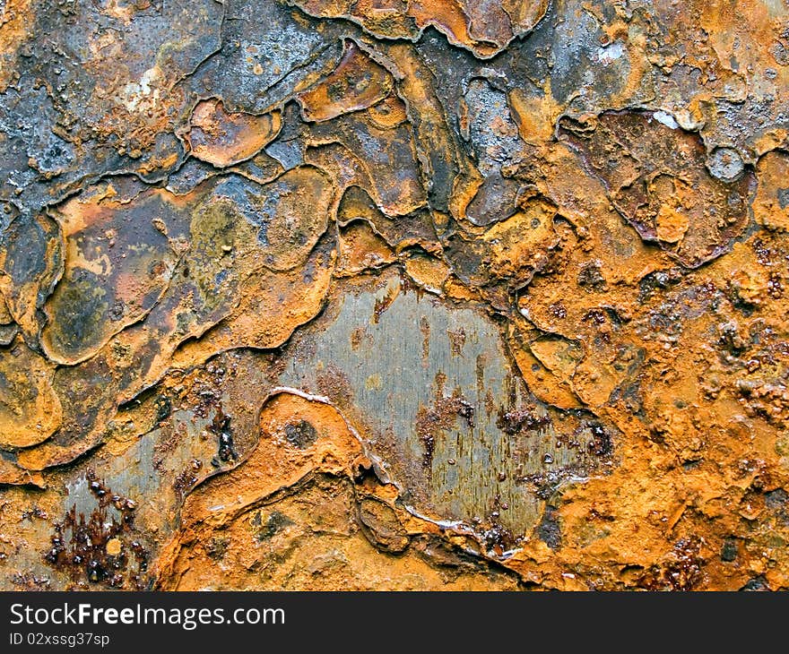 Rust closeup abstract texture background. Rust closeup abstract texture background.