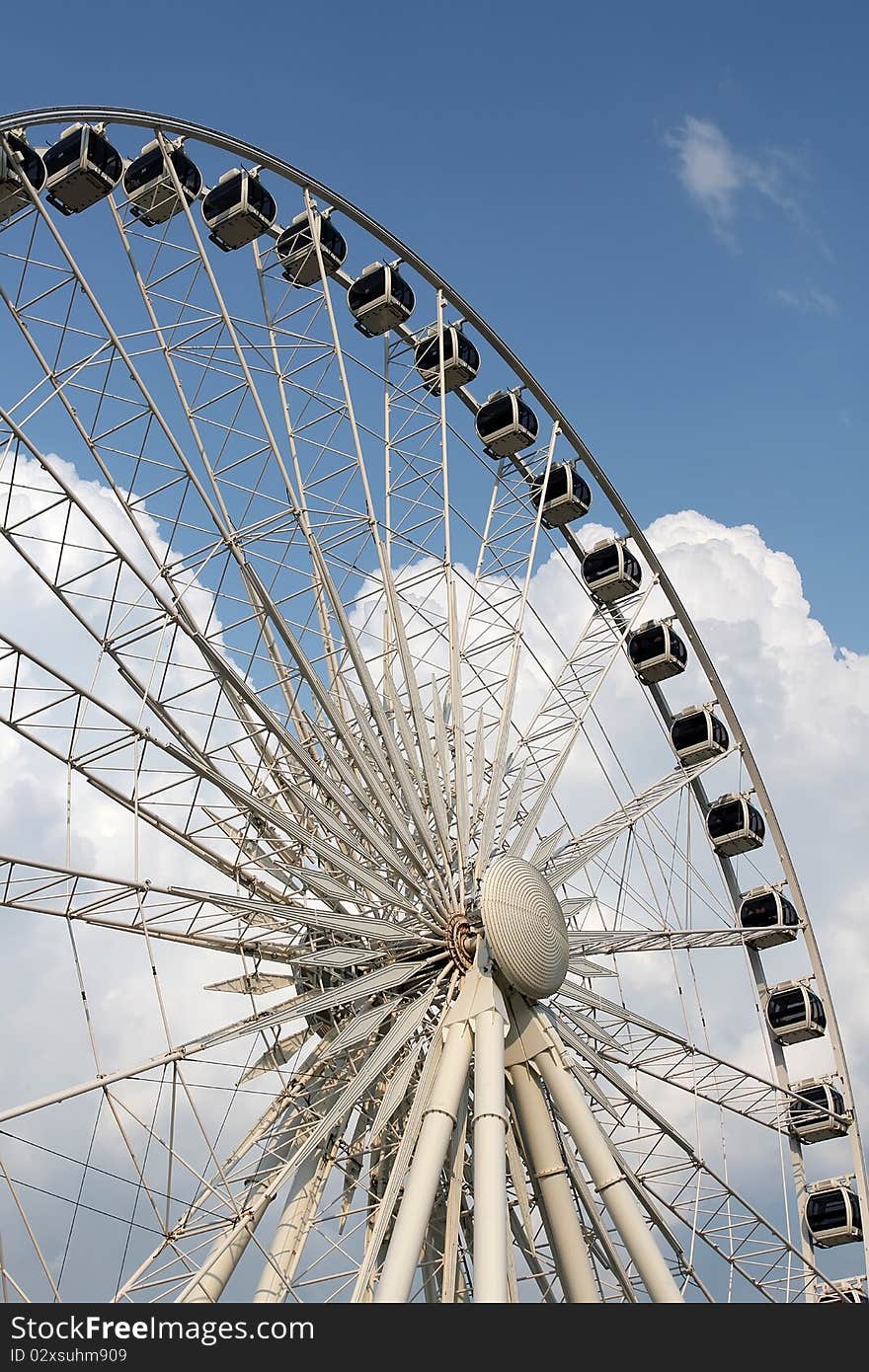 Detail of the ferris wheel