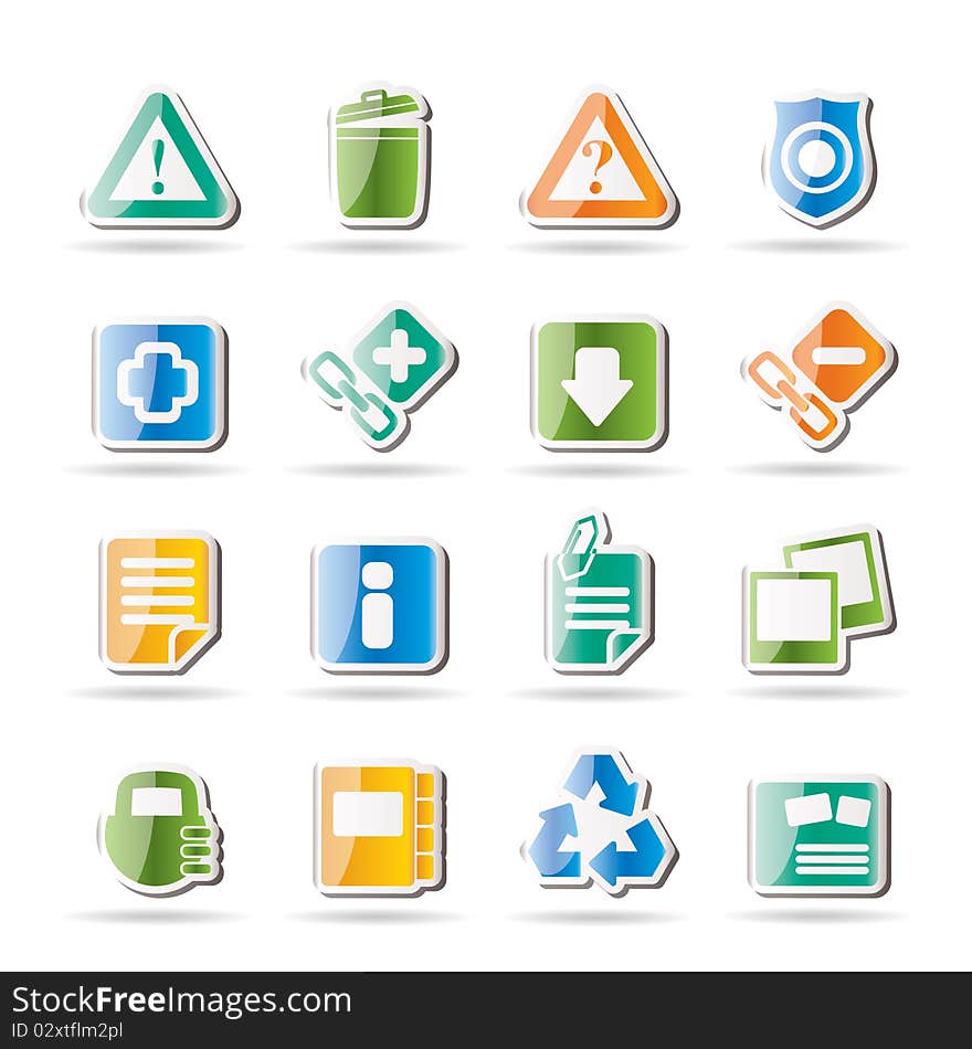 Web site and computer Icons - icon set