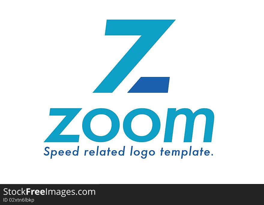 Two tone zoom graphic for use as a company logo or branding package. Two tone zoom graphic for use as a company logo or branding package.