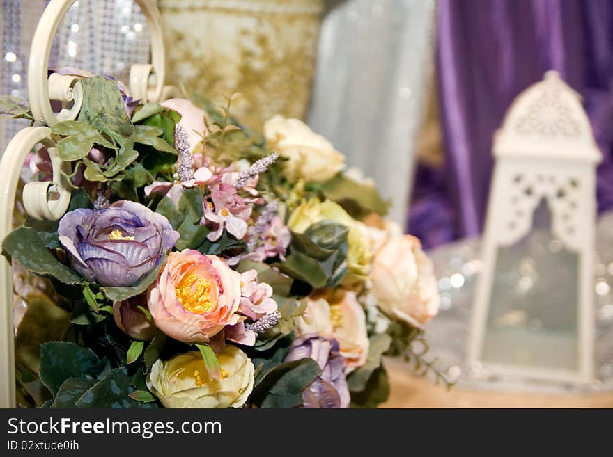 Beautiful arrangement at chinese wedding. Beautiful arrangement at chinese wedding