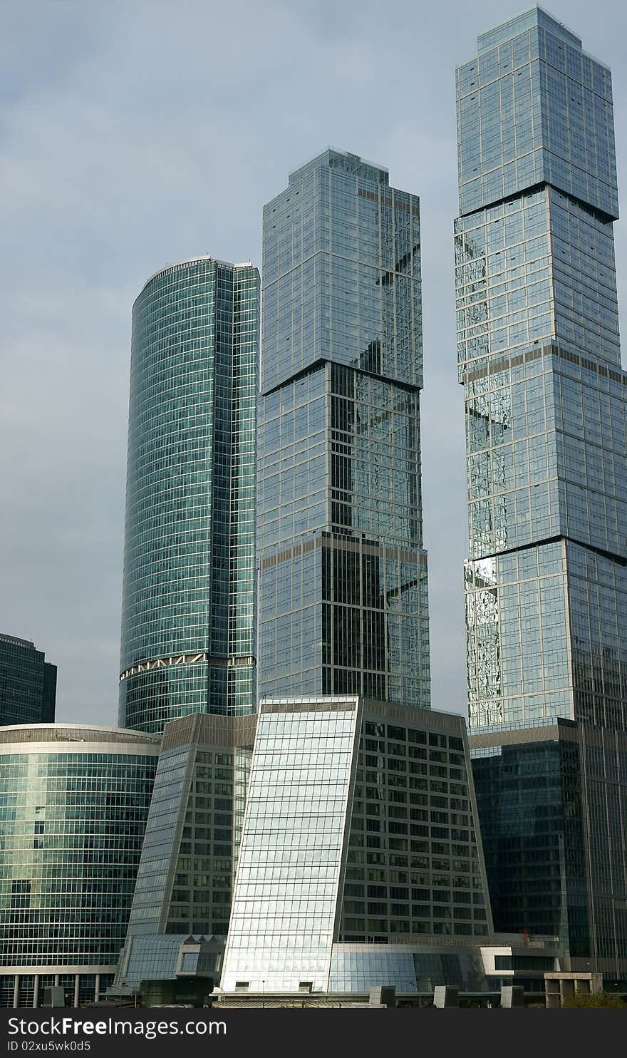 Business centre Moscow-city- It is photographed in Russia