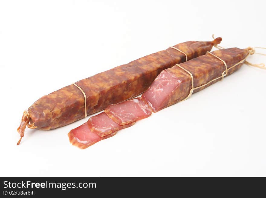 Sudzhuk - one of the traditional sausage from the Turkic peoples