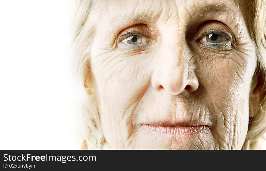 Portrait of a senior woman. Portrait of a senior woman