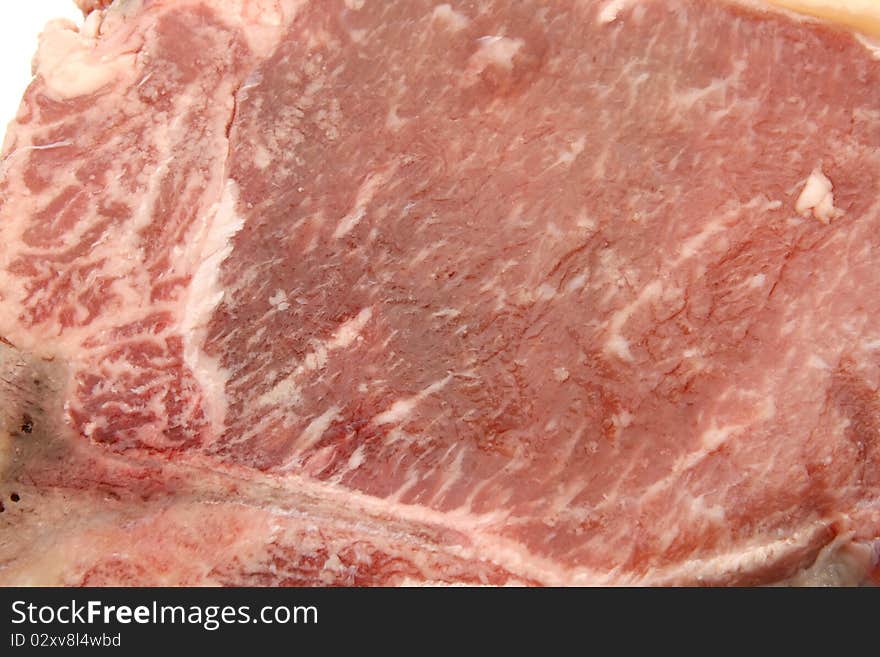 Texture of Beef T-Bone